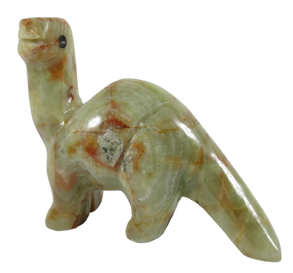 Onyx Brontosaurus (Large) | Crystal Carvings | Carved Crystal Animals