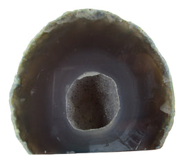 Rough Blue Grey Agate Standing Geode | Natural Crystals | Crystal Geodes