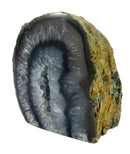 Stripy Blue Agate Standing Geode | Natural Crystals | Crystal Geodes