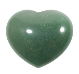 Green Aventurine Heart | Crystal Carvings | Polished Crystal Hearts