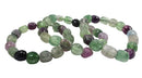 Rainbow Fluorite Pebble Bracelet | Crystal Jewellery | Gemstone Bracelets