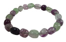 Rainbow Fluorite Pebble Bracelet | Crystal Jewellery | Gemstone Bracelets