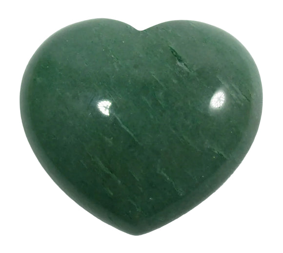 Green Aventurine Heart | Crystal Carvings | Polished Crystal Hearts