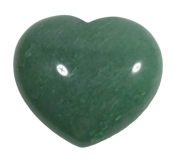 Green Aventurine Heart | Crystal Carvings | Polished Crystal Hearts