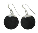 Circular Lava Earrings | Crystal Jewellery | Gemstone Earrings