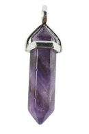 Chevron Amethyst Point Pendant | Crystal Jewellery | Point Pendants