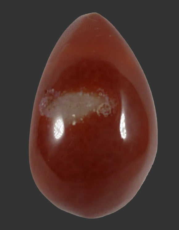 Druzy Carnelian Egg | Crystal Carvings | Polished Crystal Eggs