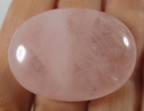 Rose Quartz Chunky Thumb Stone | Cut & Polished Crystals | Polished Crystal Thumb Stones