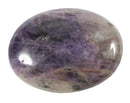 Chevron Amethyst Thick Thumb Stone | Cut & Polished Crystals | Polished Crystal Thumb Stones