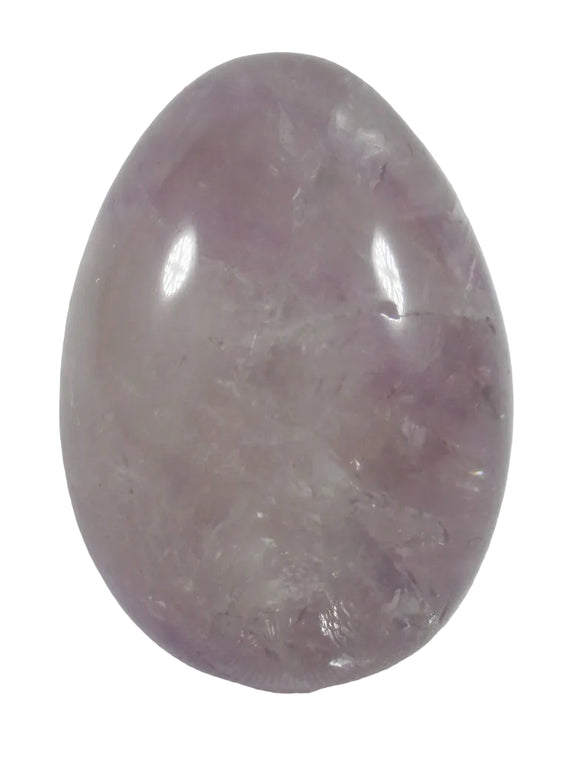 Chevron Amethyst Heart | Crystal Carvings | Polished Crystal Eggs