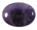 Chevron Amethyst Thick Thumb Stone | Cut & Polished Crystals | Polished Crystal Thumb Stones