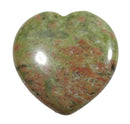 Mini Unakite Heart | Crystal Carvings | Polished Crystal Hearts