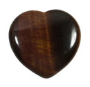 Mini Tigers Eye Heart | Crystal Carvings | Polished Crystal Hearts