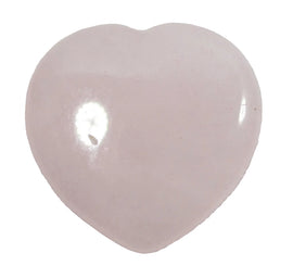 Mini Rose Quartz Heart | Crystal Carvings | Polished Crystal Hearts