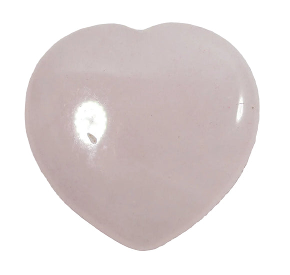 Mini Rose Quartz Heart | Crystal Carvings | Polished Crystal Hearts