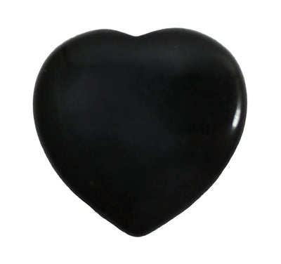 Mini Black Obsidian Heart | Crystal Carvings | Polished Crystal Hearts