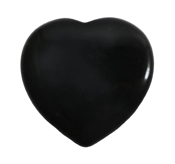 Mini Black Obsidian Heart | Crystal Carvings | Polished Crystal Hearts