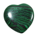 Mini RECONSTITUTED Malachite Heart | Crystal Carvings | Polished Crystal Hearts