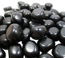 Black Obsidian Healing Crystal Rough Tumble Stones (x3) | Cut & Polished Crystals | Polished Crystal Tumble Stones