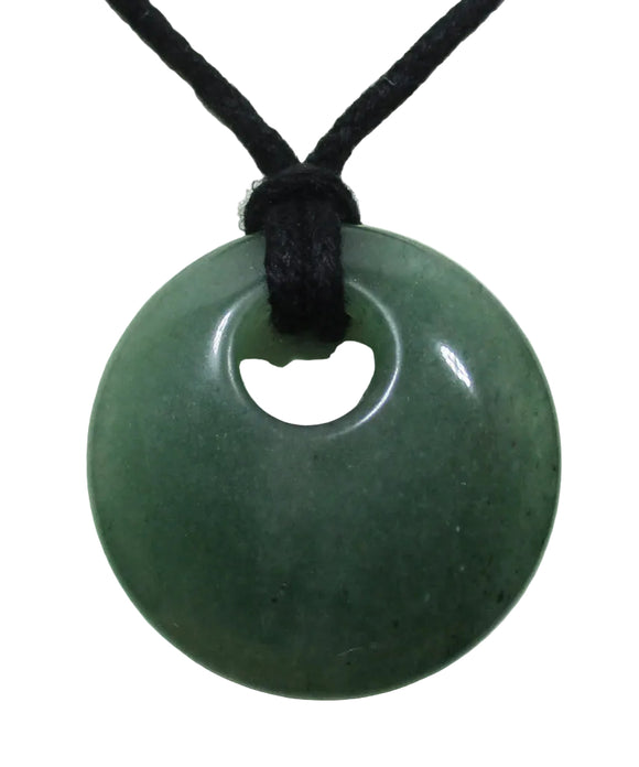 Aventurine Donut Necklace | Crystal Jewellery | Crystal Necklaces
