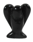 Black Onyx Angel (Small) | Crystal Carvings | Crystal Angels