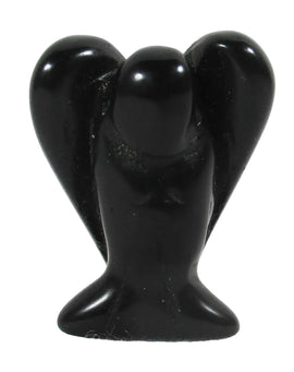 Black Onyx Angel (Small) | Crystal Carvings | Crystal Angels