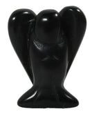 Black Onyx Angel (Small) | Crystal Carvings | Crystal Angels