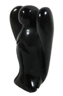 Black Onyx Angel (Small) | Crystal Carvings | Crystal Angels