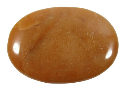 Peach Aventurine Palm Stone | Cut & Polished Crystals | Polished Crystal Palm Stones