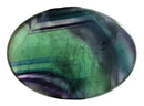 Rainbow Fluorite X Thick Palm Stone | Cut & Polished Crystals | Polished Crystal Palm Stones