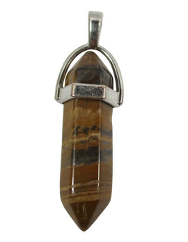 Tigers Eye Point Pendant | Crystal Jewellery | Point Pendants