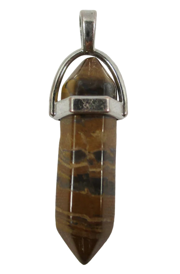 Tigers Eye Point Pendant | Crystal Jewellery | Point Pendants