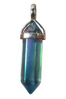 Aqua Aura Quartz Point Pendant | Crystal Jewellery | Point Pendants