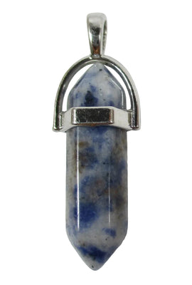 Sodalite Point Pendant | Crystal Jewellery | Point Pendants