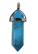 Turquoise Howlite Point Pendant | Crystal Jewellery | Point Pendants