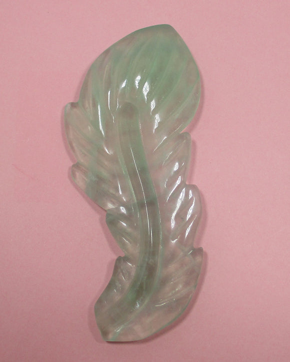 Green Fluorite Feather