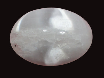 Selenite Palm Stone