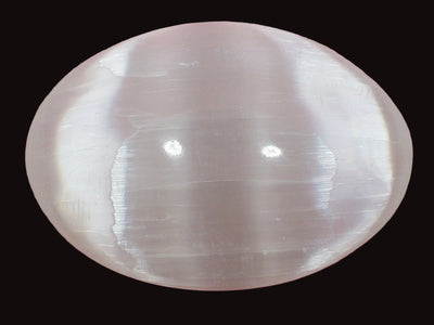 Selenite Palm Stone