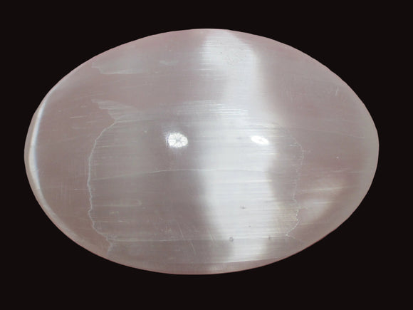 Selenite Palm Stone