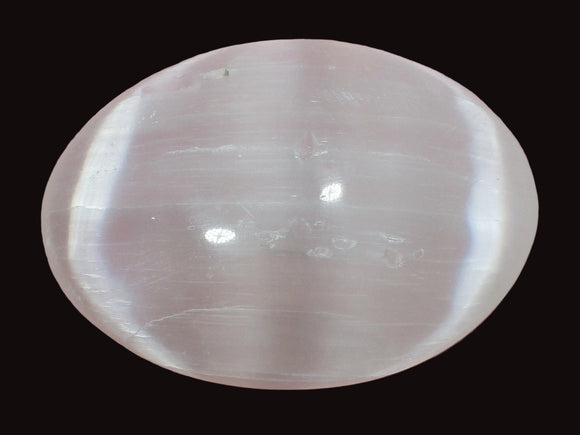 Selenite Palm Stone