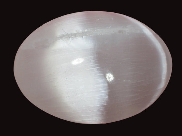 Selenite Palm Stone