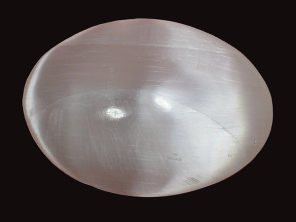 Selenite Palm Stone