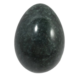 Dark Grey-Green Himalayan Marble Egg (Large)