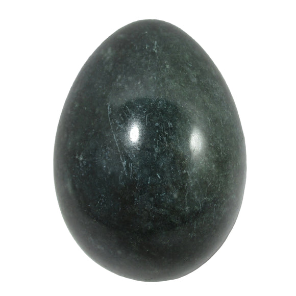 Dark Grey-Green Himalayan Marble Egg (Large)