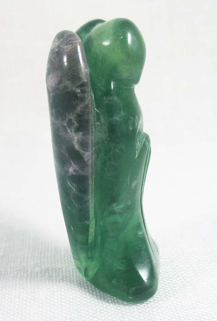 AA Grade Green Fluorite Angel 5cm - Crystal Carvings > Crystal Angels