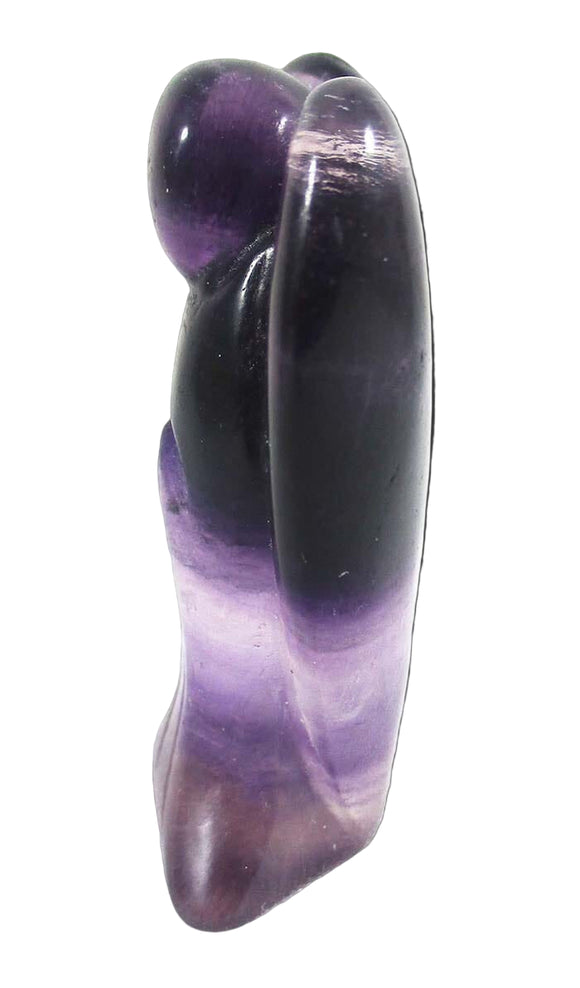 AA Fluorite Crystal Guardian Angel 5cm | Crystal Carvings | Crystal Angels