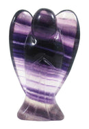 AA Fluorite Crystal Guardian Angel 5cm | Crystal Carvings | Crystal Angels