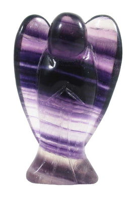 AA Fluorite Crystal Guardian Angel 5cm | Crystal Carvings | Crystal Angels