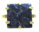 Adjustable Sodalite Square Ring | Crystal Jewellery | Gemstone Rings
