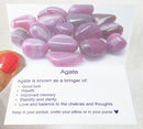 Agate Healing Crystals Properties Card Only | Books & Greeting Cards
